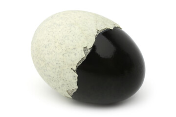 Century egg or preserved duck egg