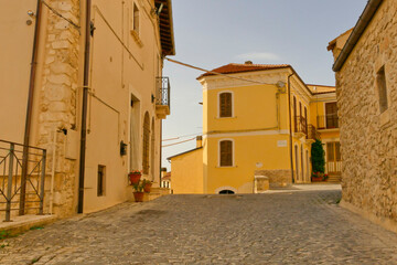 Fototapeta na wymiar Borgo di Goriano Sicoli. AbruzzoItaly