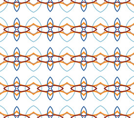 Geometric pattern. Seamless vector background. Ethnic graphic design.