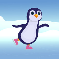 Penguin skating 