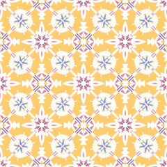 Geometric pattern. Seamless vector background. Ethnic graphic design.