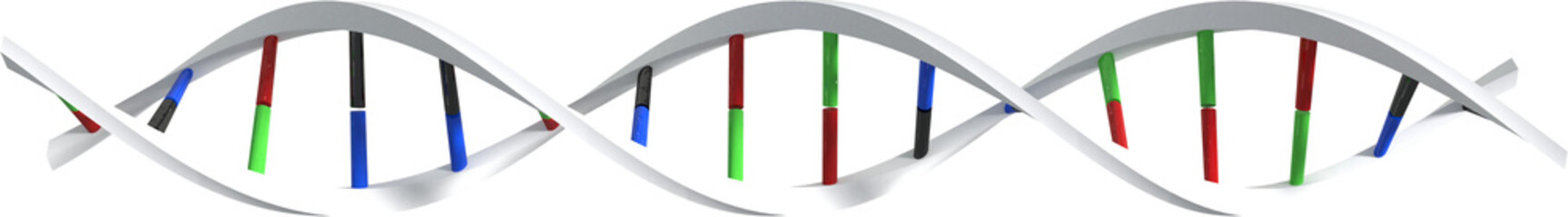 Image of 3d dna strand structure