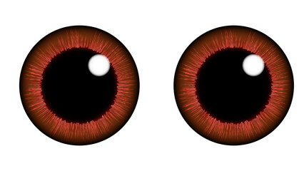 eye with eyes for comic or other