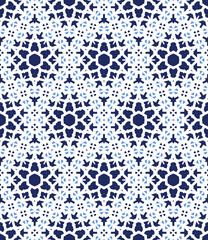 Geometric pattern. Seamless vector background. Ethnic graphic design.