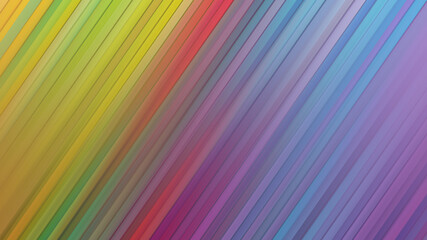 abstract vibrant slanting lines background. gradient design wallpaper. graphic illustration with speedily style texture and geometric strips pattern 3D illustration (1)