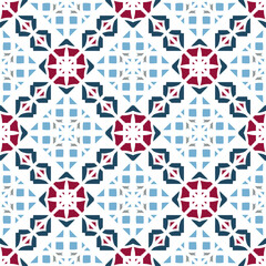 Geometric pattern. Seamless vector background. Ethnic graphic design.