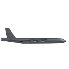 3D rendering illustration of a strategic bomber