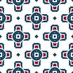 Geometric pattern. Seamless vector background. Ethnic graphic design.