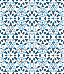 Geometric pattern. Seamless vector background. Ethnic graphic design.