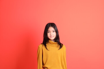 Fototapeta premium Colorful Asian Kid