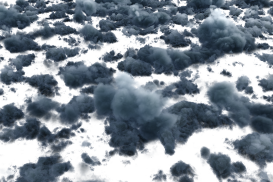 Image of multiple dark grey clouds