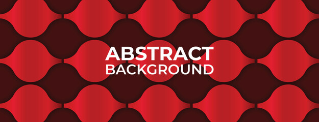 Red Abstract Background Template Design with Pattern