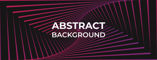 Swirl Line Art, Pink Abstract Background Template Design