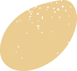 Doodle Shape Distressed Abstract Ornament