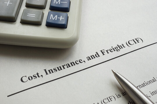 Information about Cost, Insurance and Freight CIF.