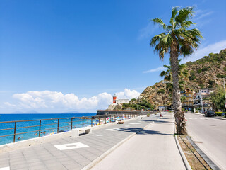 Scenario paesaggistico in Sicilia