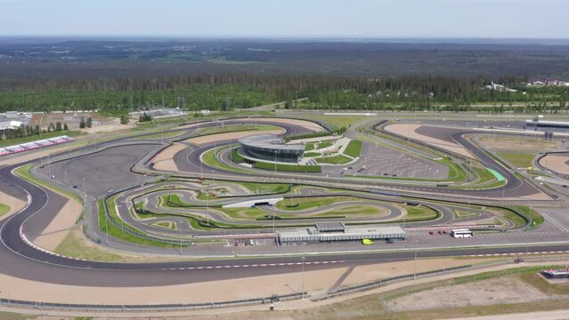 Race motogp track Igora drive resort, aerial view