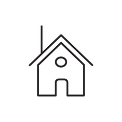 Home Icon Vector Illustration Style
