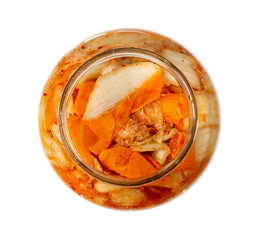 Kimchee Pile, Spicy Kim Chi, Hot Fermented Korean Food