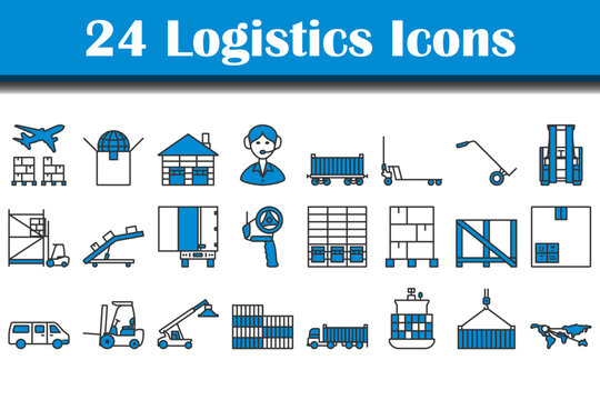 Logistics Icon Set