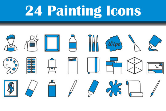 Painting Icon Set