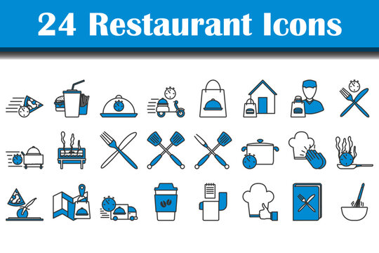 Restaurant Icon Set