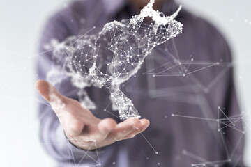 stock market graph business digital