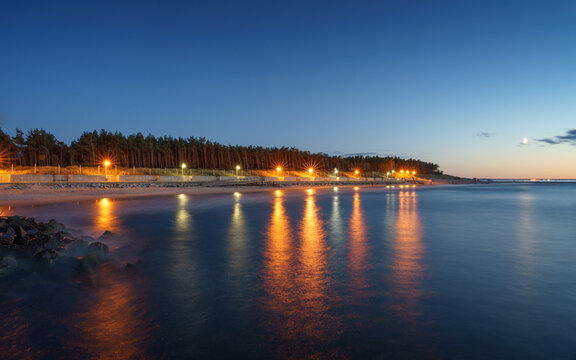 Rowy -nadmorska miejscowość wypoczynkowa, promenada morska