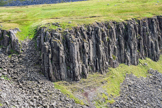 High cup Nick, U shaped valley in North Pennines