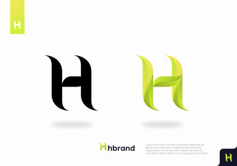 Letter H logo icon design template vector