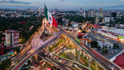 Ciudad de México en la noche.