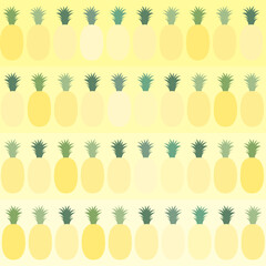 Seamless tartan plaid pattern in Summer and Pineapple