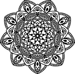 mandala islamic ornament