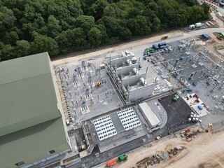 Dogger Bank onshore electrical converter station which will take the electricity generated by the...