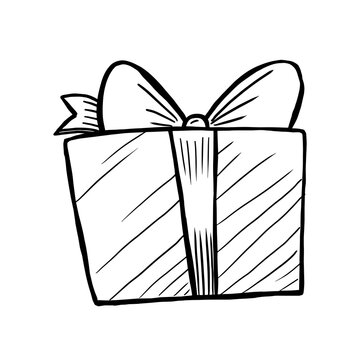 Gift box vector illustration isolated on white background