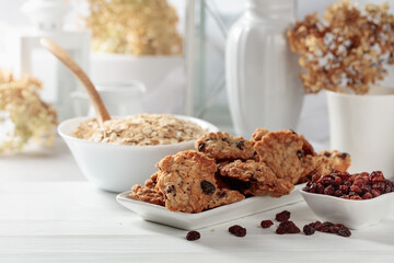 Oatmeal raisin cookies.