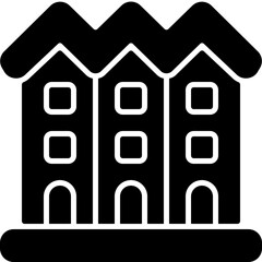 townhouse flat icon