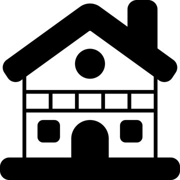 Chalet Flat Icon