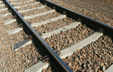 Railway Lines, Train Tracks, Metal Rails, Railway Track