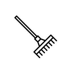 rake  vector icon