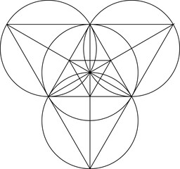 sacred geometry outline shape