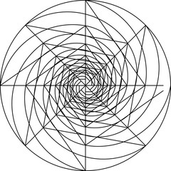 sacred geometry outline shape