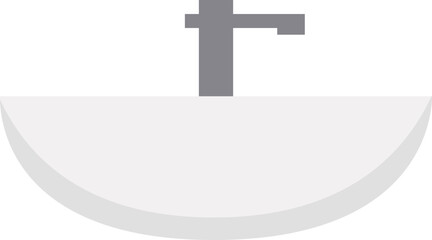 Wash basin Bathroom Interior icon. Vector illustration