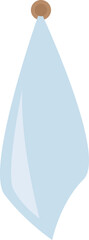 Hanging towel Bathroom Interior icon. Vector illustration