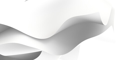 White stripe pattern futuristic background. 3d render illustration