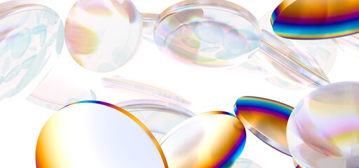 Abstract Smooth Abstract Background 3D Rendering