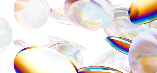 Abstract Smooth Abstract Background 3D Rendering