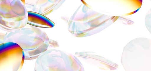 Abstract Smooth Abstract Background 3D Rendering