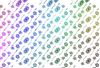 Light Multicolor, Rainbow vector hand painted background.