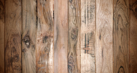 Natural wood background. Old wood plank texture background. Texture from wooden boards - obrazy, fototapety, plakaty